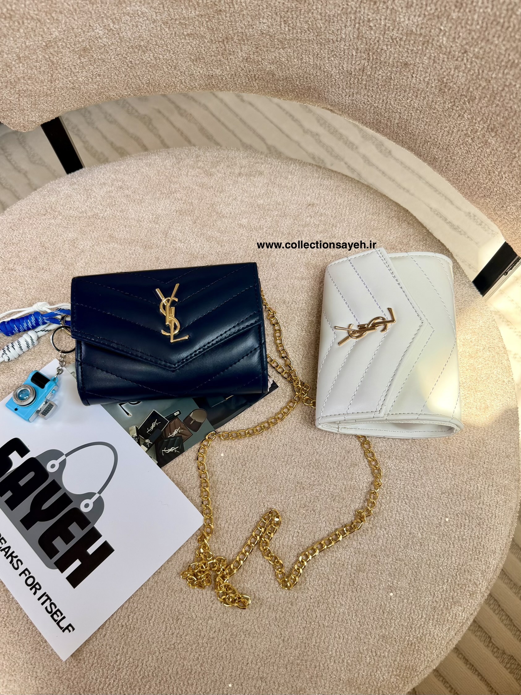 کیف دوشی دخترانه مدل ارکیده YSL
